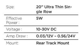 Flash Series Lights 20 Inch Single Multi Function LED Light Bar Black Go Rhino-7