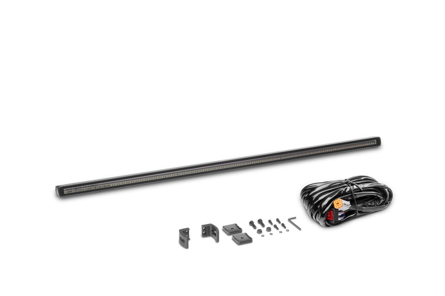 Flash Series Lights 30 Inch Single Multi Function LED Light Bar Black Go Rhino