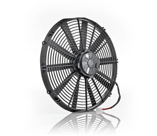 16 Inch Electric Pusher Fan Euro Black High Torque Radiator Be Cool