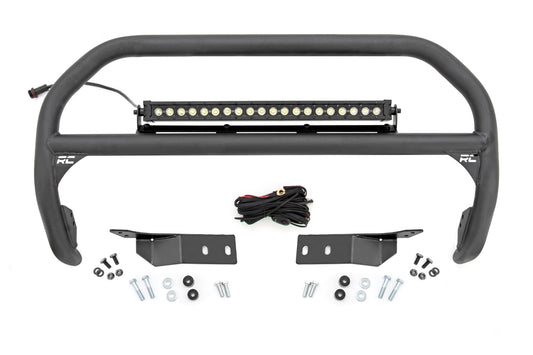 Rough Country Nudge Bar 20 Inch Black Series Single Row LED 07-21 Toyota Tundra Rough Country