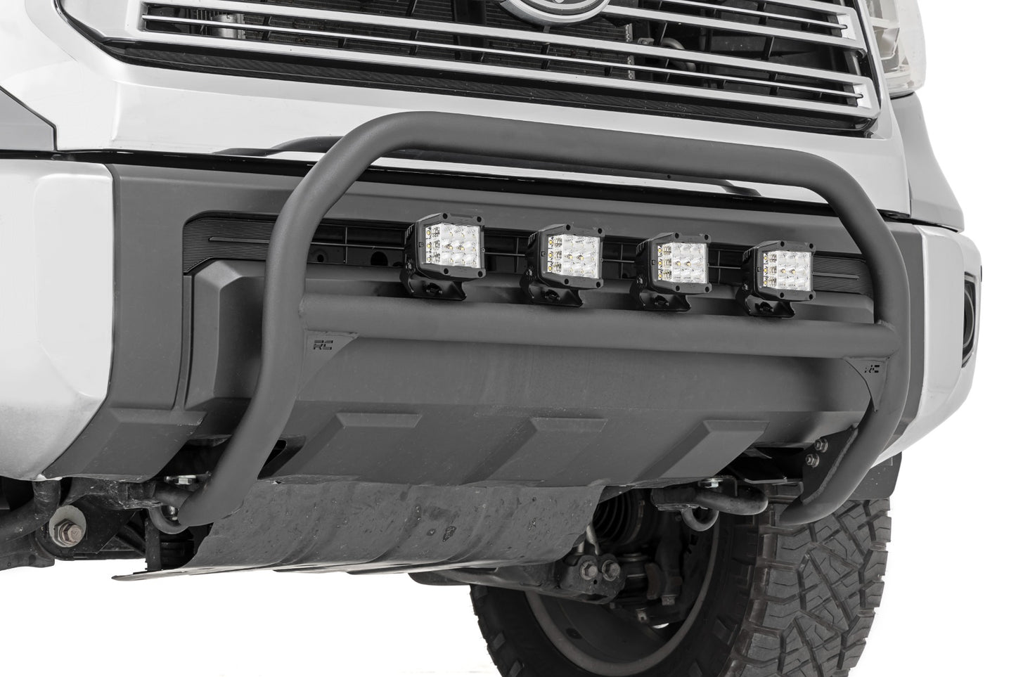 Rough Country Nudge Bar 20 Inch Black Series Single Row LED 07-21 Toyota Tundra Rough Country