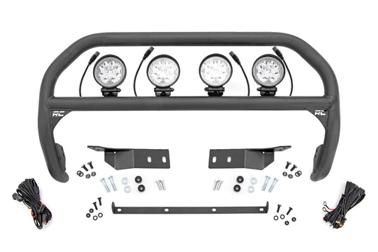 Rough Country Nudge Bar 4 Inch Round Led (x4) 07-21 Toyota Tundra 2WD/4WD Rough Country