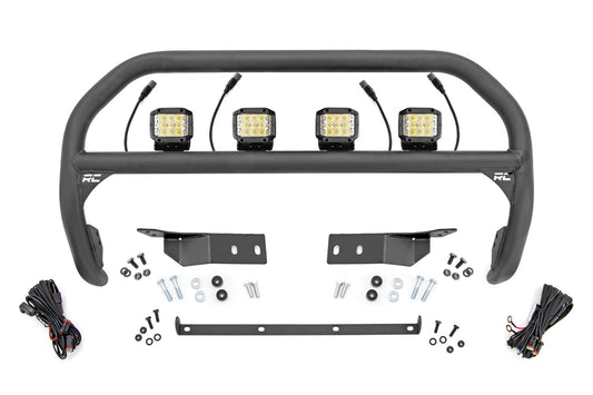 Rough Country Nudge Bar 3 Inch Wide Angle Led (x4) 07-21 Toyota Tundra Rough Country