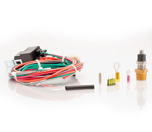 Electric Fan Wiring Harness Kit w/Sending Unit Radiator Be Cool