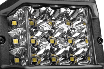 Bright Series Lights Pair of 4x3 Sideline Cube LED Spot Light Kit Black Go Rhino-2