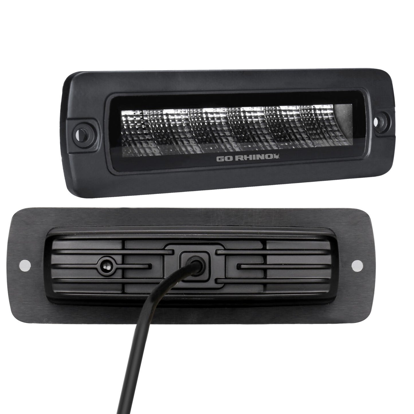 Blackout Series Lights Sixline Spot Lights Flush Mount Blk Go Rhino-2