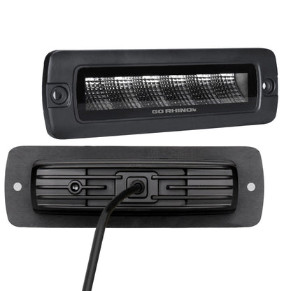 Blackout Series Lights Sixline Spot Lights Flush Mount Blk Go Rhino-2