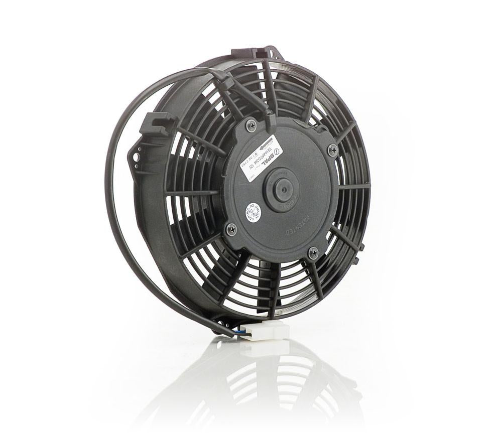 7.5 Inch Electric Puller Fan Euro Black Thin Line Radiator Be Cool