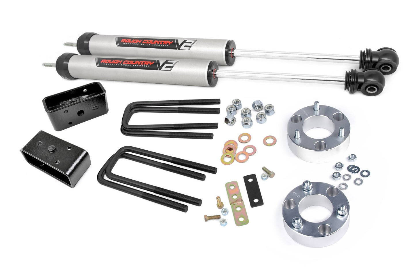 Rough Country 2.5 Inch Toyota Suspension Lift Kit w/V2Shocks Rough Country