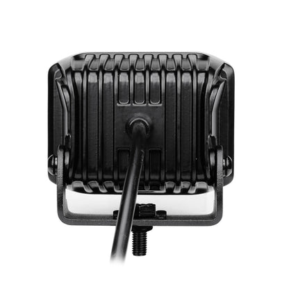 Blackout Series Lights Pair of 4x3 Cube LED Sideline Flood Light Kit Black Go Rhino-5
