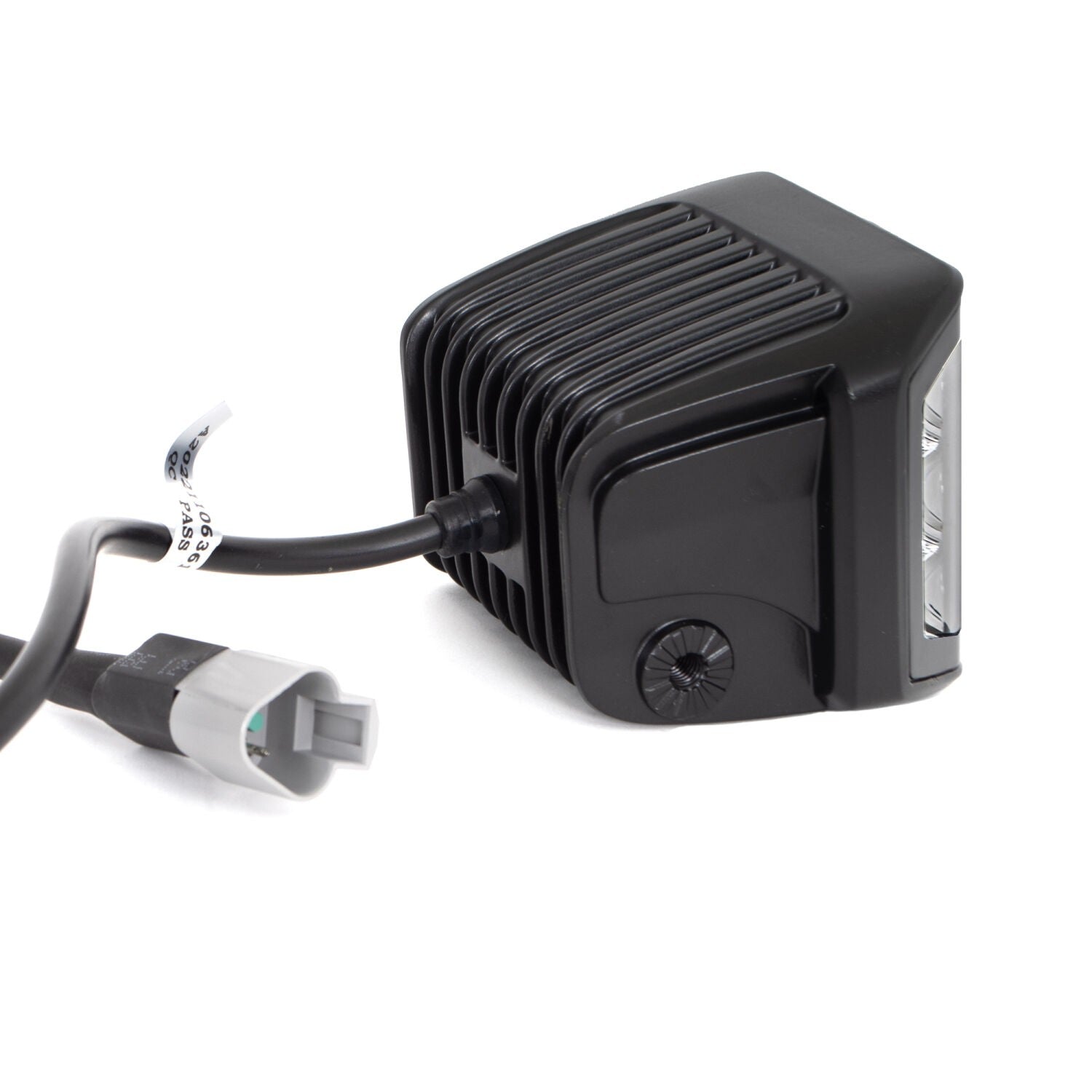 Blackout Combo Series Lights Pair of 4x3 Cube Sideline LEDSpot Lights W/ Amber Black Go Rhino-8