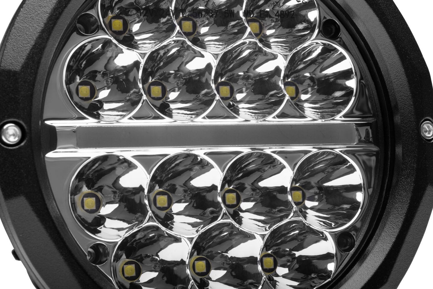 Bright Series Lights 6 Inch Round LED Driving Light Black Go Rhino-3