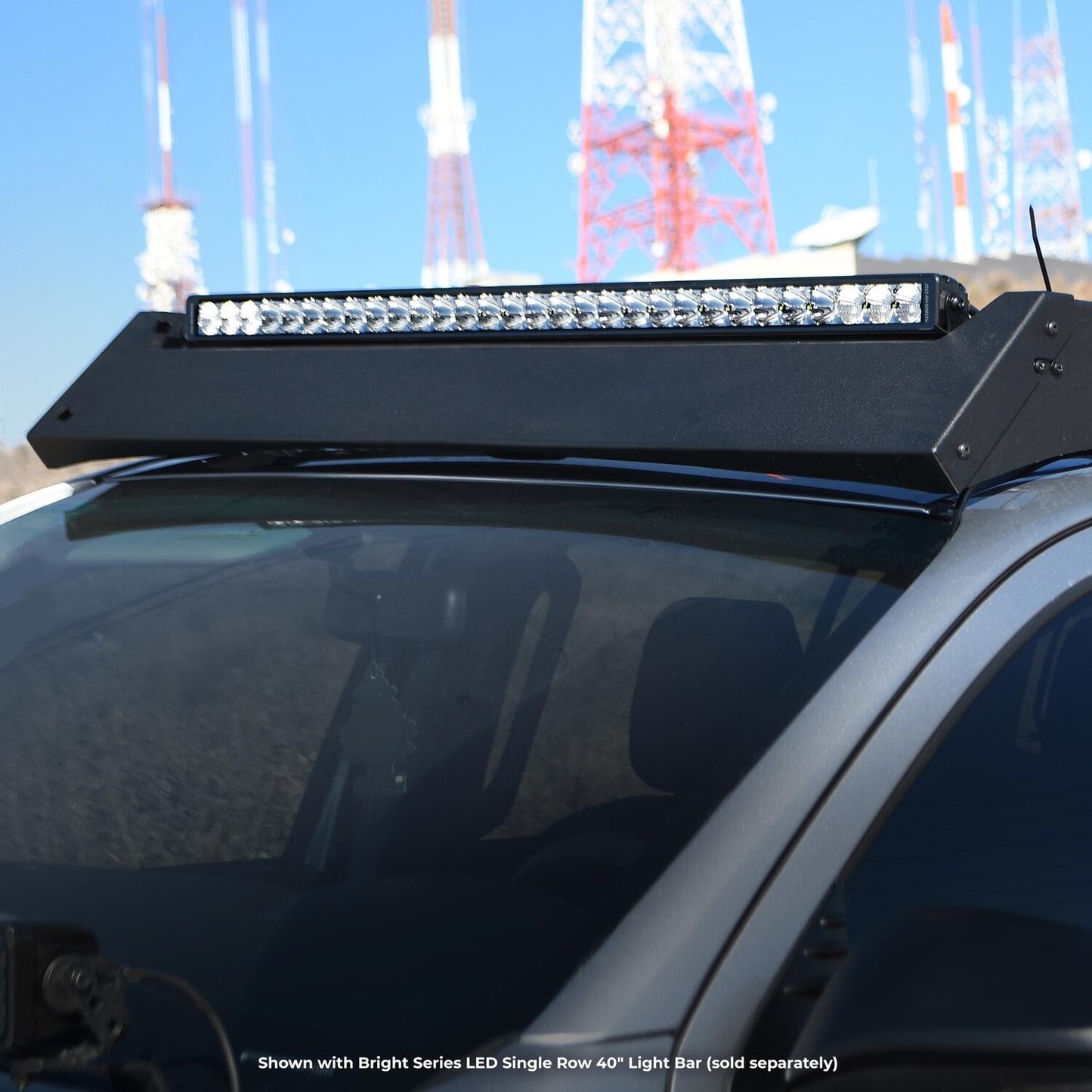 Bright Series Lights 39.5 Inch Single Row LED Light Bar Black Go Rhino