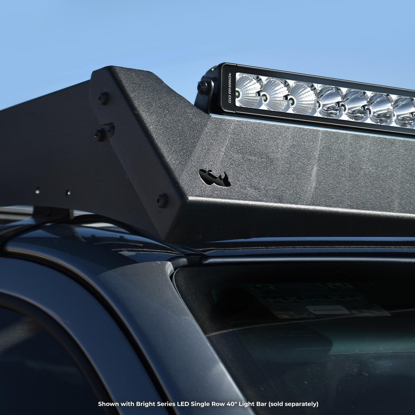 Bright Series Lights 39.5 Inch Single Row LED Light Bar Black Go Rhino-3
