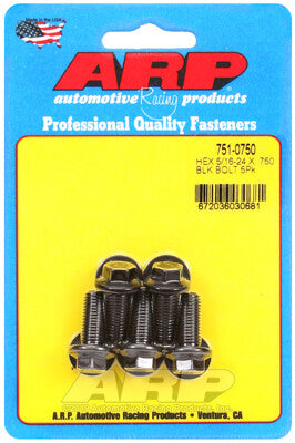 5/16 Inch Hex Bolts - Chrome Moly Black Oxide ARP Racing Products-17