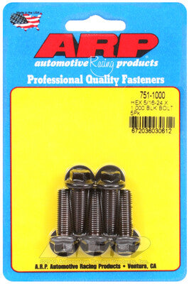 5/16 Inch Hex Bolts - Chrome Moly Black Oxide ARP Racing Products-16