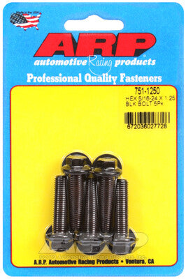 5/16 Inch Hex Bolts - Chrome Moly Black Oxide ARP Racing Products-15