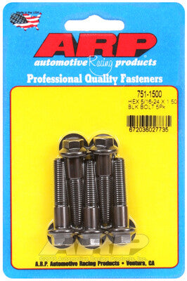 5/16 Inch Hex Bolts - Chrome Moly Black Oxide ARP Racing Products-14