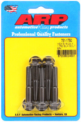 5/16 Inch Hex Bolts - Chrome Moly Black Oxide ARP Racing Products-13