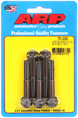 5/16 Inch Hex Bolts - Chrome Moly Black Oxide ARP Racing Products-12