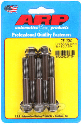 5/16 Inch Hex Bolts - Chrome Moly Black Oxide ARP Racing Products-11