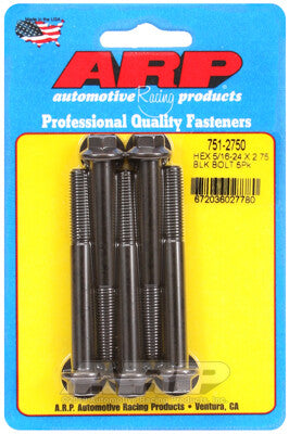 5/16 Inch Hex Bolts - Chrome Moly Black Oxide ARP Racing Products-9