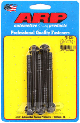 5/16 Inch Hex Bolts - Chrome Moly Black Oxide ARP Racing Products-7