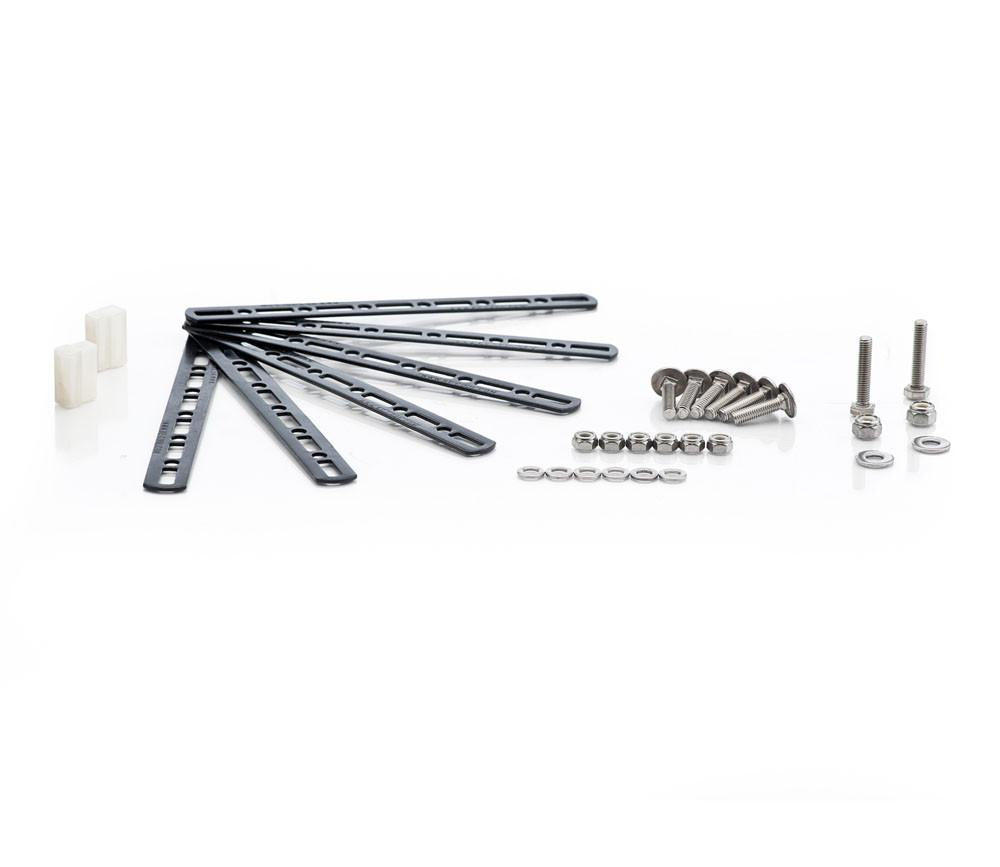 Six Metal Electric Fan Straps and Two Wire Connectors Radiator Be Cool
