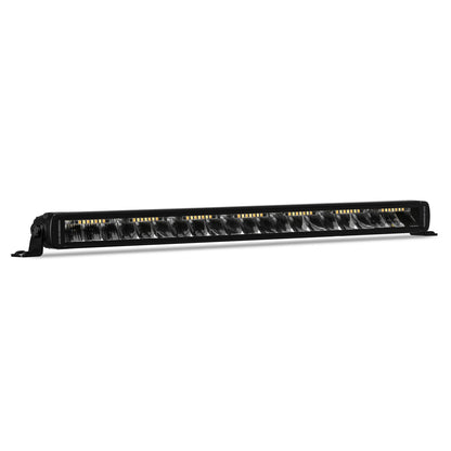 Blackout Combo Series Lights 20.5 Inch Single Row LED Light Bar With Amber Lighting Black Go Rhino-7