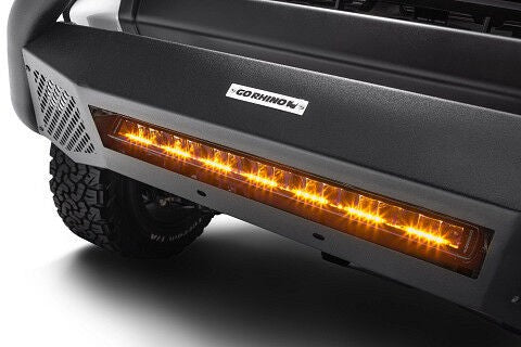 Blackout Combo Series Lights 20.5 Inch Single Row LED Light Bar With Amber Lighting Black Go Rhino-9