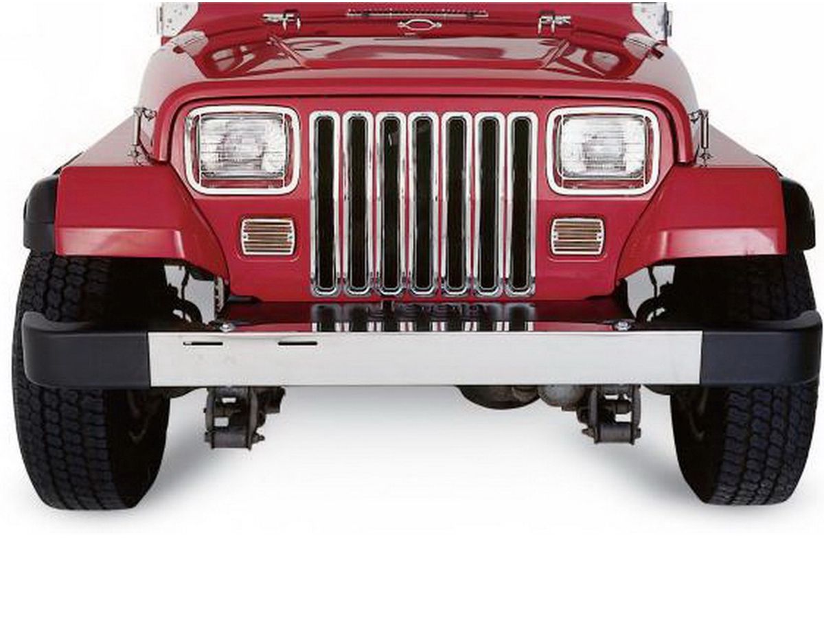 Grille Insert for 1997-2006 Jeep Wrangler TJ, Chrome Rampage