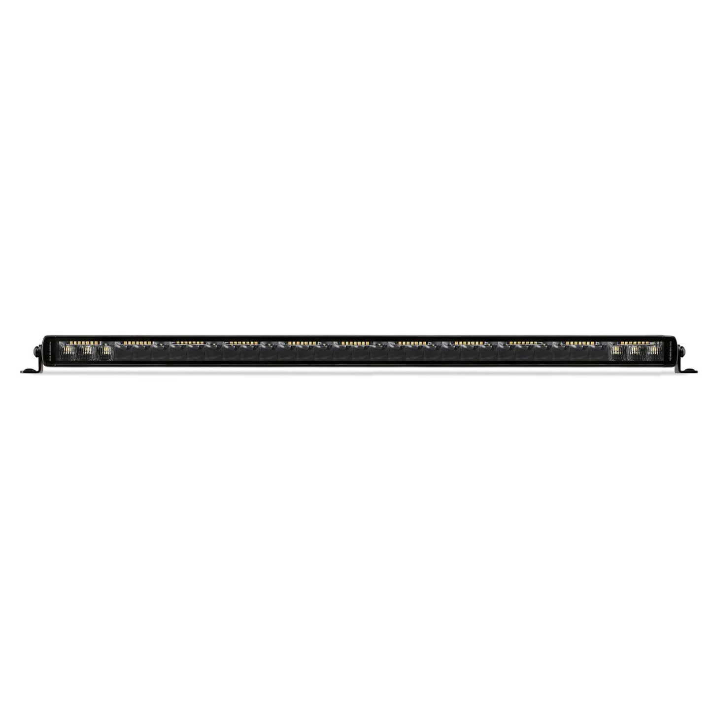 Blackout Combo Series Lights 31.5 Inch Single Row LED Light Bar With Amber Lighting Black Go Rhino-3
