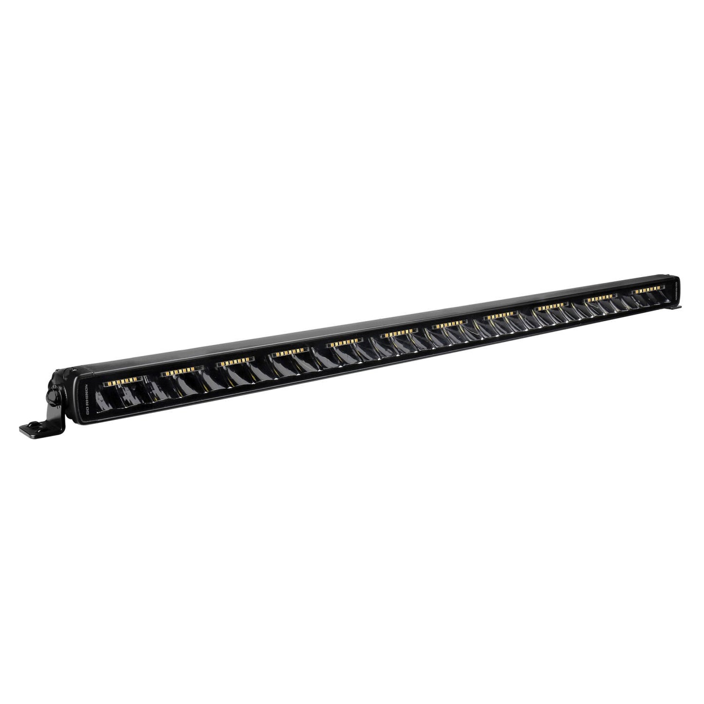 Blackout Combo Series Lights 31.5 Inch Single Row LED Light Bar With Amber Lighting Black Go Rhino-7