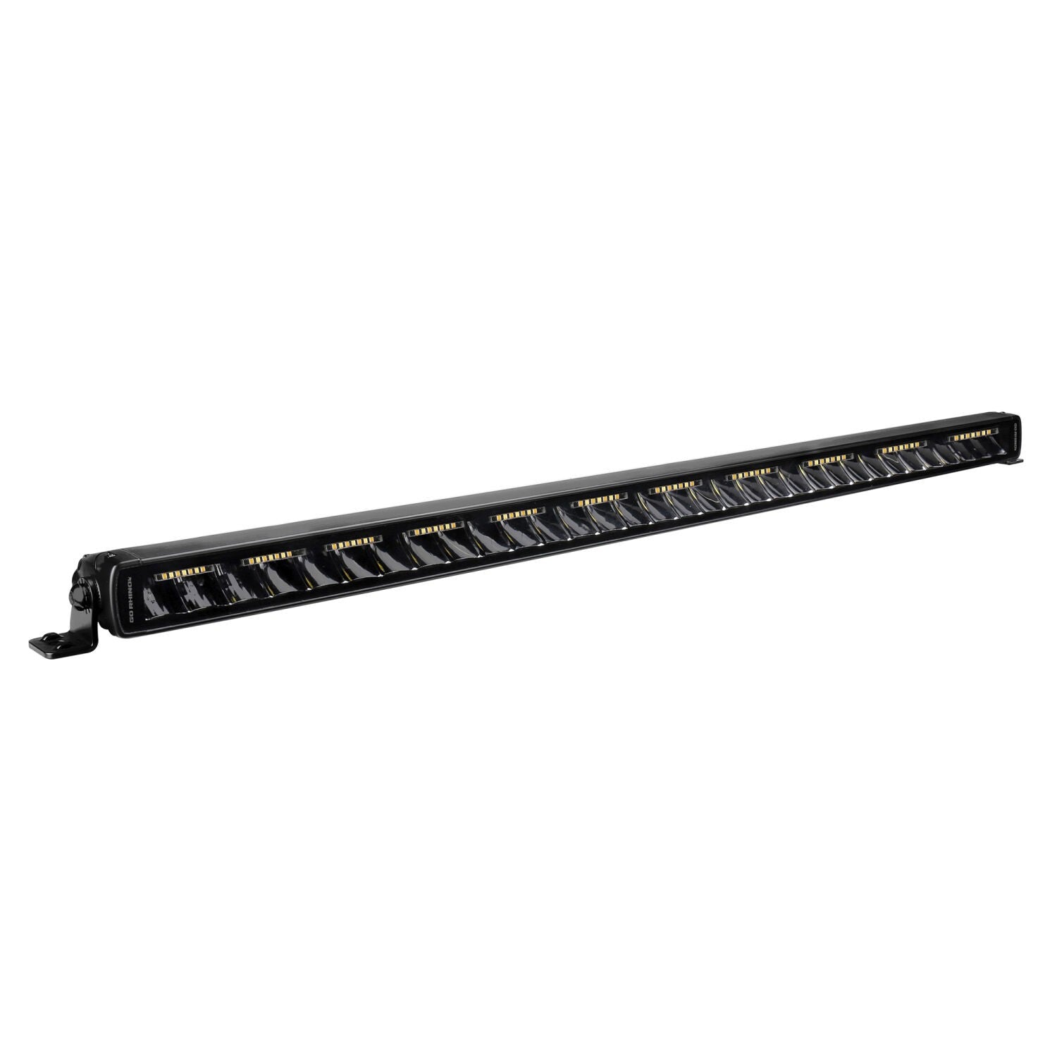Blackout Combo Series Lights 31.5 Inch Single Row LED Light Bar With Amber Lighting Black Go Rhino-7
