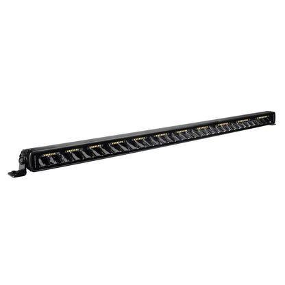 Blackout Combo Series Lights 31.5 Inch Single Row LED Light Bar With Amber Lighting Black Go Rhino-7