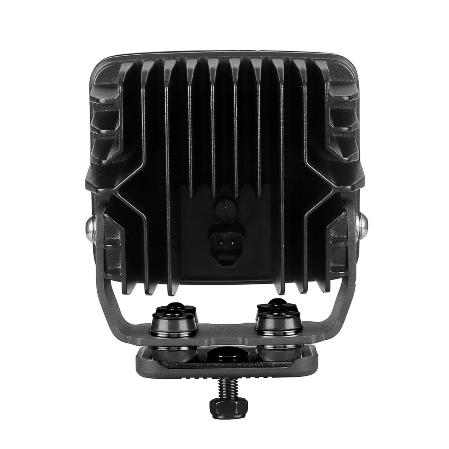 Bright Series Lights 5 Inch Rectangle Single LED Spot Light Kit Black Go Rhino-5