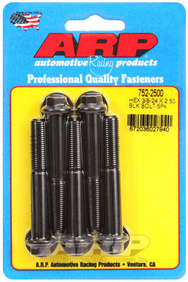 3/8 Inch Hex Bolts - Chrome Moly Black Oxide ARP Racing Products-10