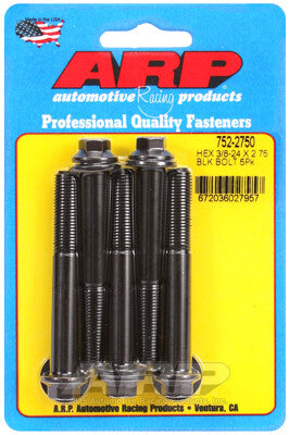 3/8 Inch Hex Bolts - Chrome Moly Black Oxide ARP Racing Products-9