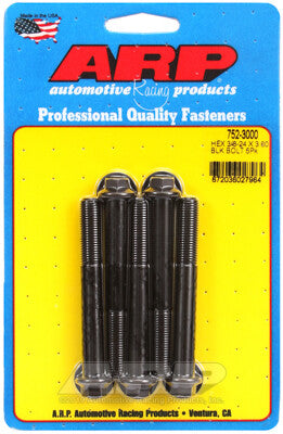 3/8 Inch Hex Bolts - Chrome Moly Black Oxide ARP Racing Products-8