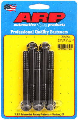 3/8 Inch Hex Bolts - Chrome Moly Black Oxide ARP Racing Products-7
