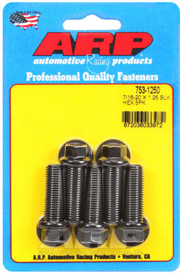 7/16 Inch Hex Bolts - Chrome Moly Black Oxide ARP Racing Products-15
