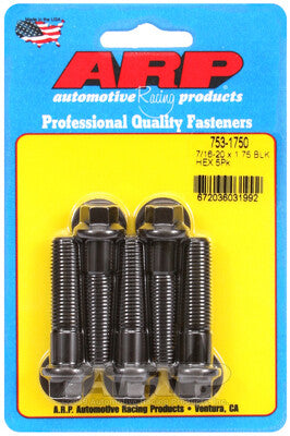 7/16 Inch Hex Bolts - Chrome Moly Black Oxide ARP Racing Products-13