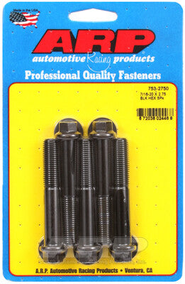 7/16 Inch Hex Bolts - Chrome Moly Black Oxide ARP Racing Products-9