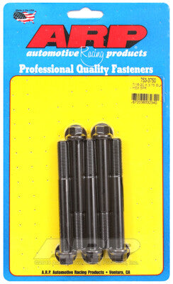 7/16 Inch Hex Bolts - Chrome Moly Black Oxide ARP Racing Products-5