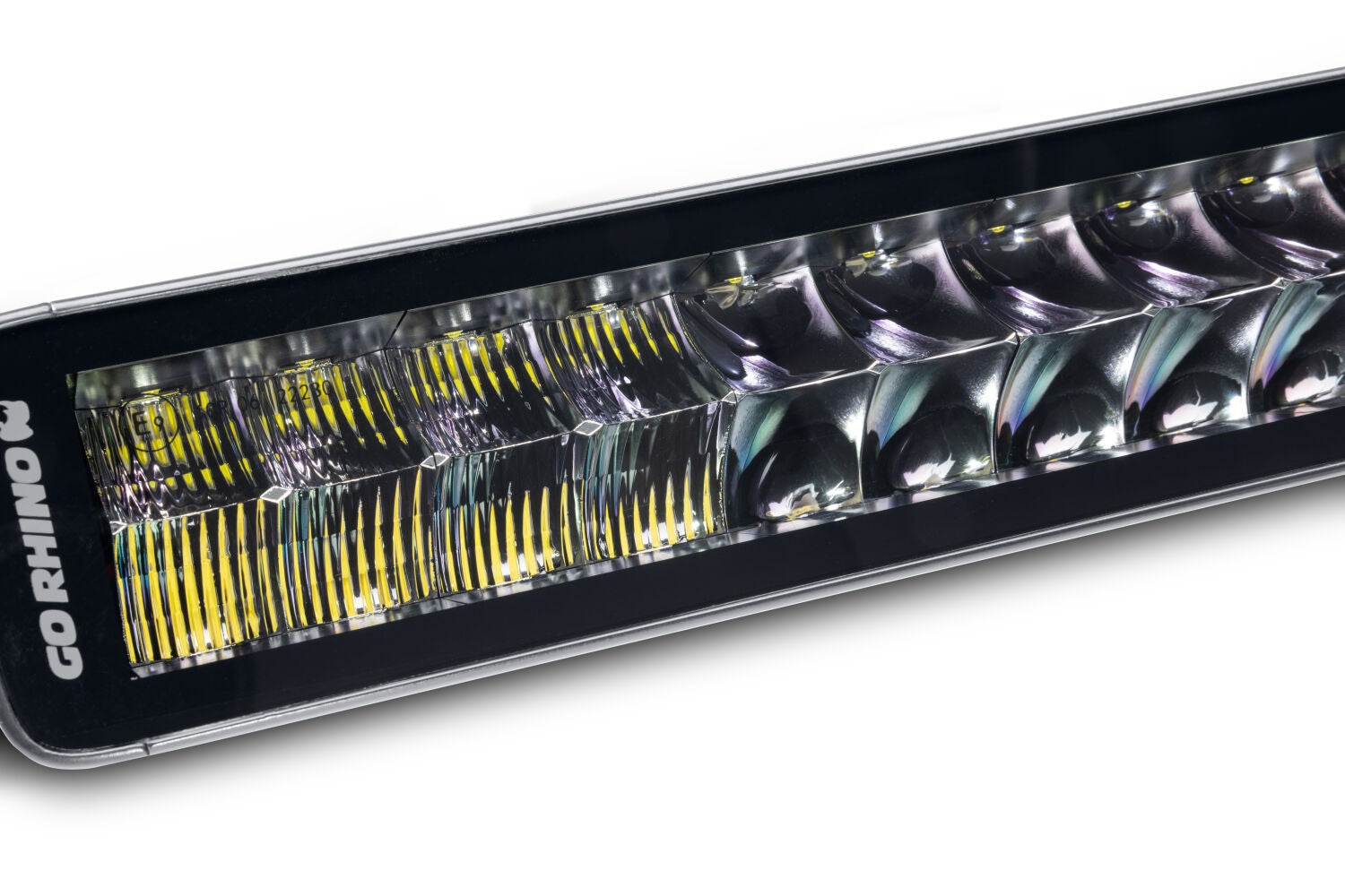 Blackout Series Lights 32 Inch Double Row LEDLight Bar Black Go Rhino-3