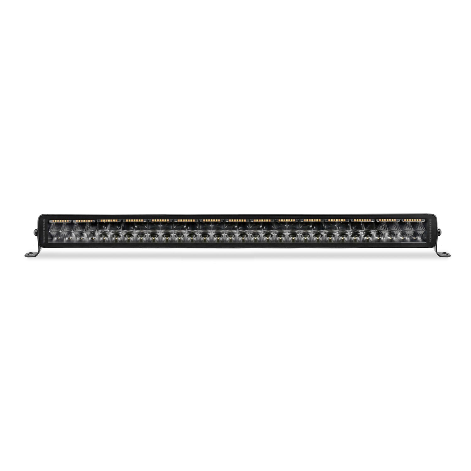 Blackout Combo Series Lights 32 Inch Double Row LED Light Bar With Amber Lighting Black Go Rhino-3