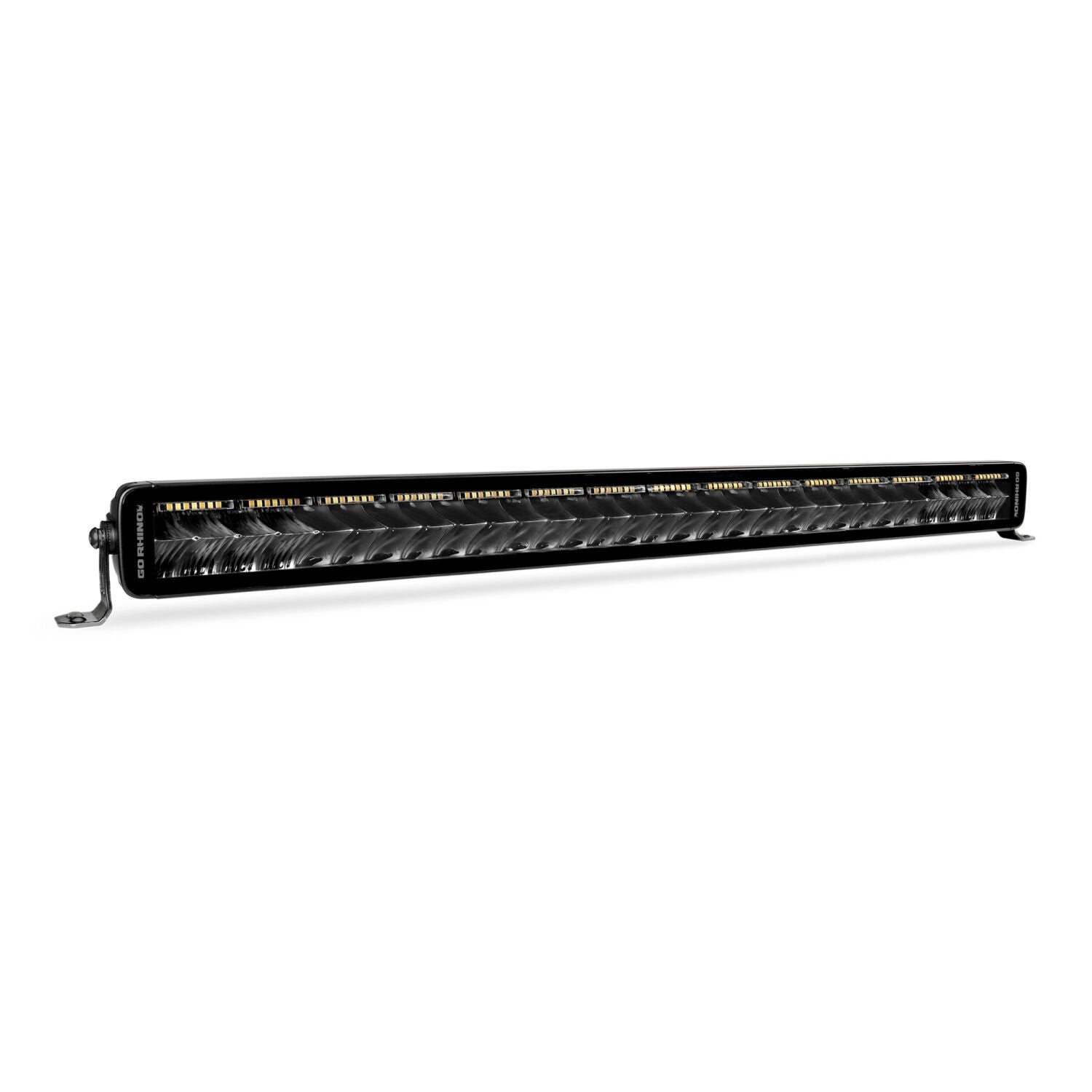 Blackout Combo Series Lights 32 Inch Double Row LED Light Bar With Amber Lighting Black Go Rhino-7