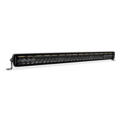Blackout Combo Series Lights 32 Inch Double Row LED Light Bar With Amber Lighting Black Go Rhino-7