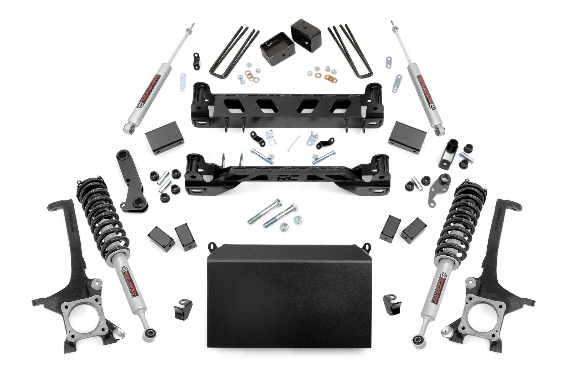 Rough Country 4.5 Inch Toyota Suspension Lift Kit w/ N3 Struts For 07-15 Tundra Rough Country