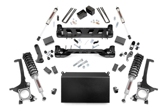 Rough Country 4.5 Inch Toyota Suspension Lift Kit w/ N3 Struts and V2 Shocks For 07-15 Tundra Rough Country